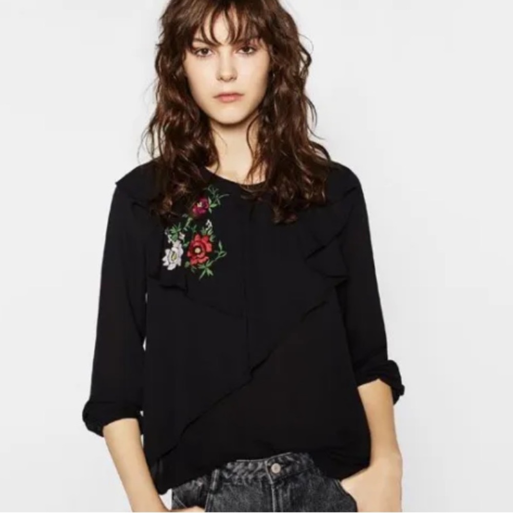 Zara Ruffle Blouse - Picture 6 of 7